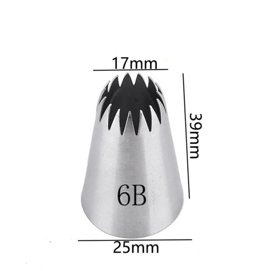 6B Stainless Steel Icing Nozzle Cake Decorating Tool HaveLock Shop