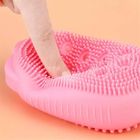 Double-sided Silicone Bear Bath Body Brush Soft HaveLock Shop