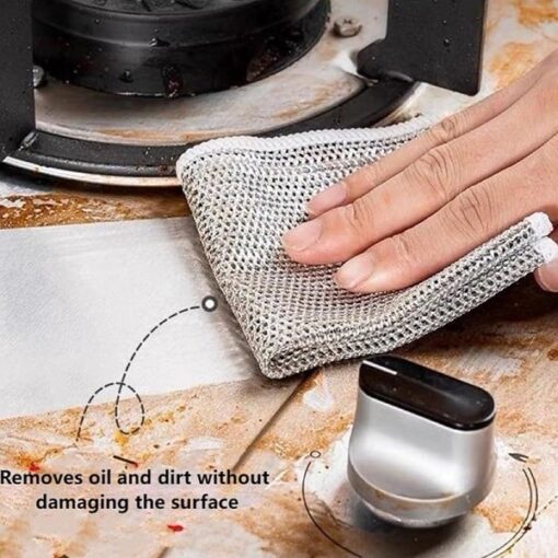 3pcs Non-Scratch Scrubbing Wire Dishwashing Cloth HaveLock Shop