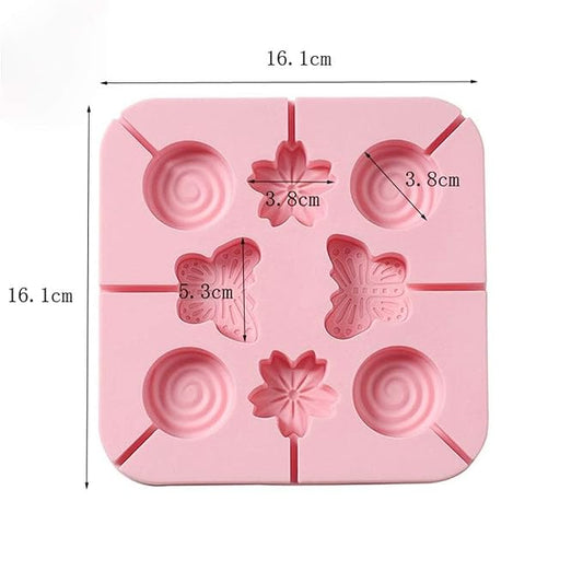 8 Cavity Silicone Lollipop Mould for Candy & Chocolate | Havelock