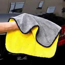 Microfiber Cleaning cloth / towel – Gray and Yellow Color HaveLock Shop