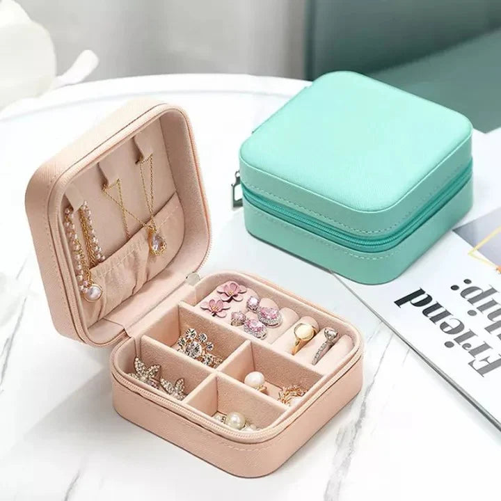 Travel Mini leather Jewelry Organizer HaveLock Shop