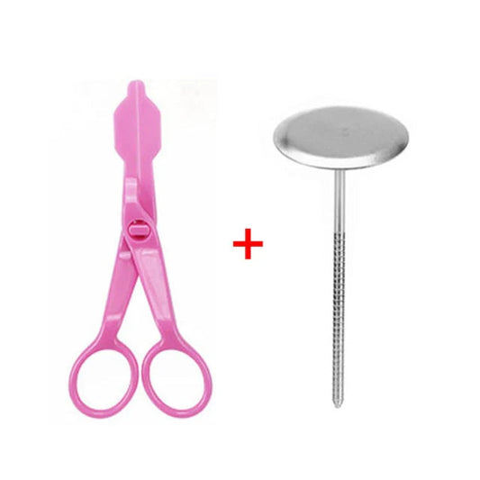 Scissor Flower Nail STEEL + SCISSOR 2PCS SET HaveLock Shop