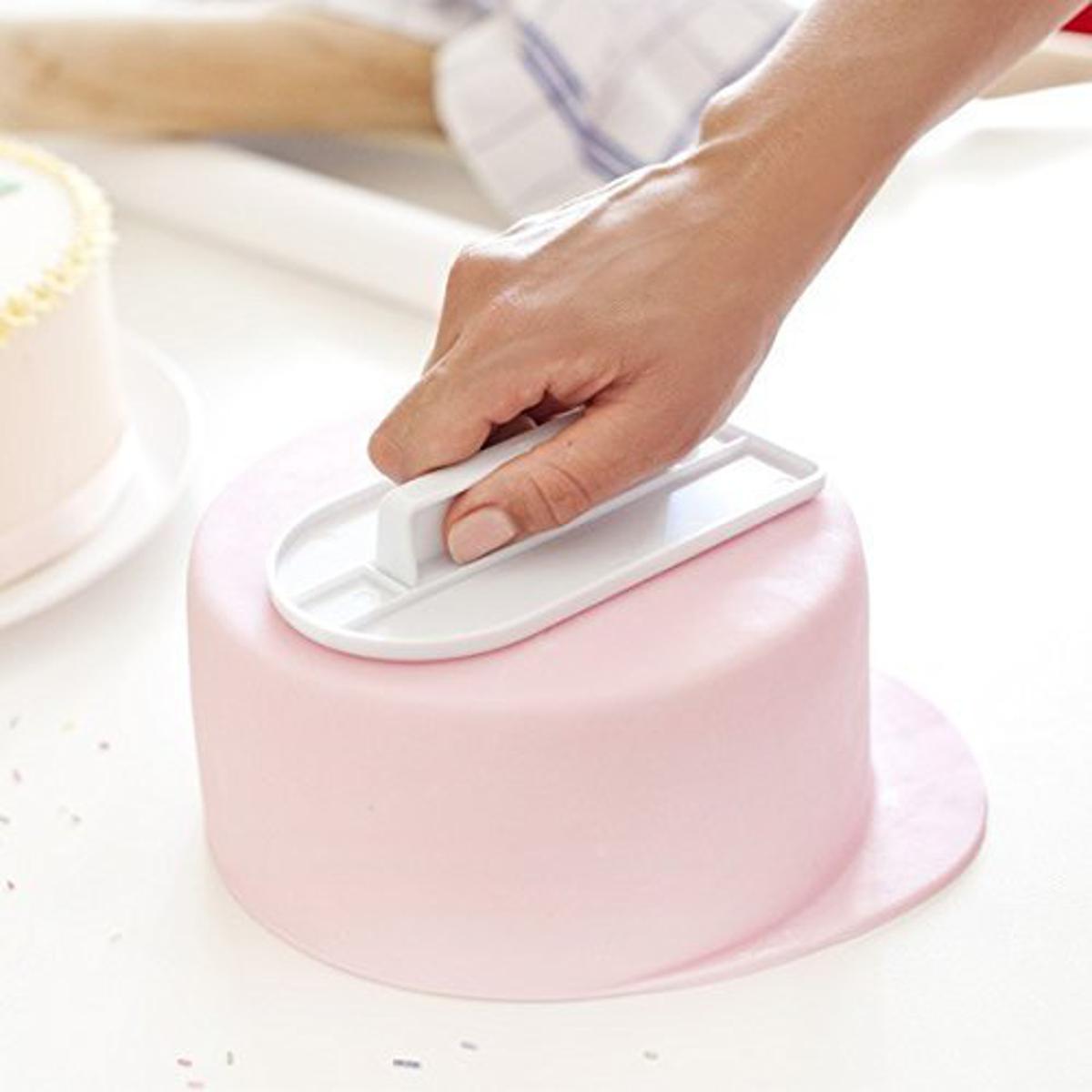 Cake Smoother White Plastic Fondant Smoother HaveLock Shop
