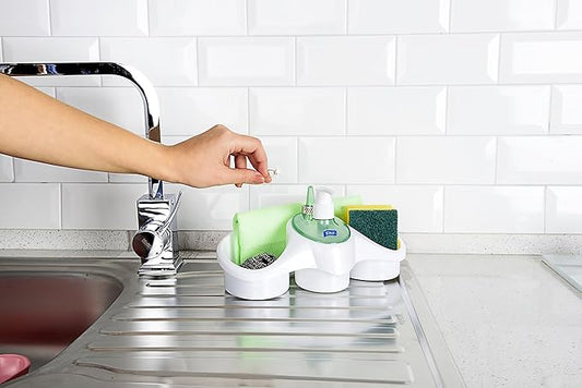 3 In 1 Soap Dispenser And Sponge Holder