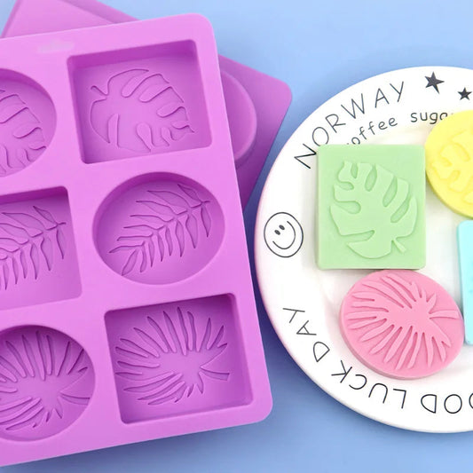 Round and Square Silicone Soap Mould 6 cavity HaveLock Shop