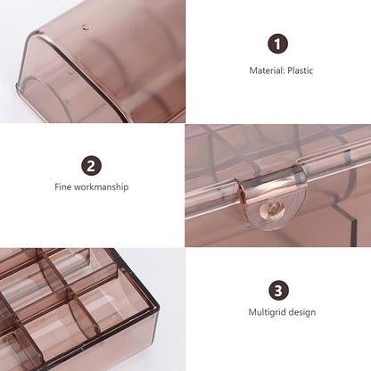 Acrylic 2-Layer Jewelry Storage Box Transparent HaveLock Shop