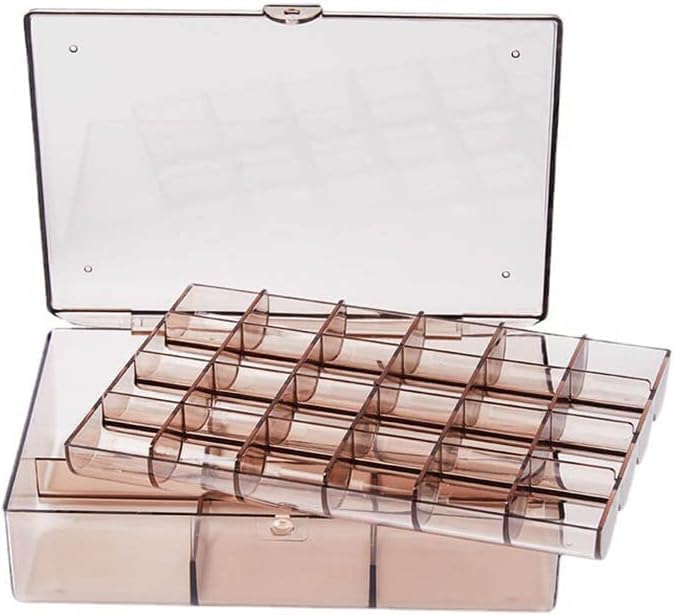 Acrylic 2-Layer Jewelry Storage Box Transparent HaveLock Shop