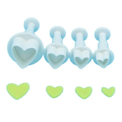Heart Plunger Cutter Set 4pcs HaveLock Shop