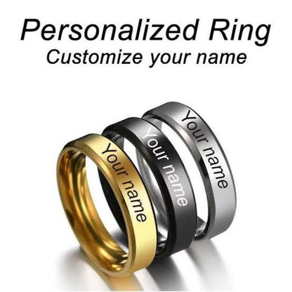 Customized/Engrave Your Name on (Challah) Ring HaveLock Shop