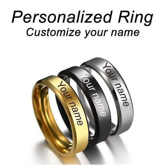 Customized/Engrave Your Name on (Challah) Ring HaveLock Shop