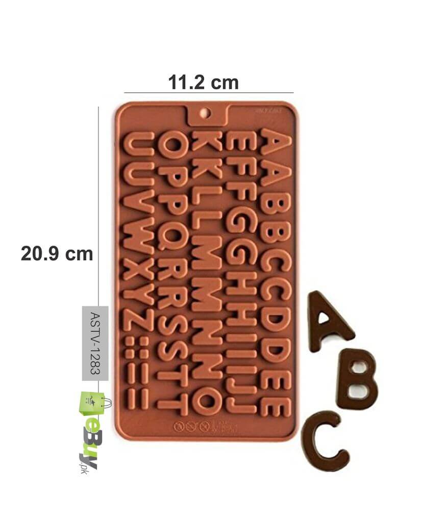 Alphabets Silicone Chocolate & Candy Mold HaveLock Shop