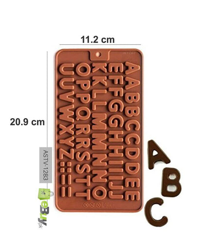 Alphabets Silicone Chocolate & Candy Mold HaveLock Shop