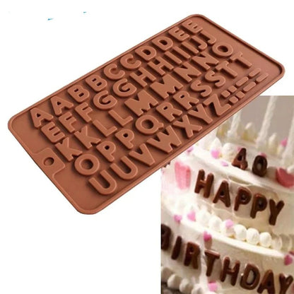 Alphabets Silicone Chocolate & Candy Mold HaveLock Shop