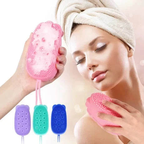 Silicone Bubble Bath Brush, Double Sided Soft Deep Cleaning Bubble Brush HaveLock Shop