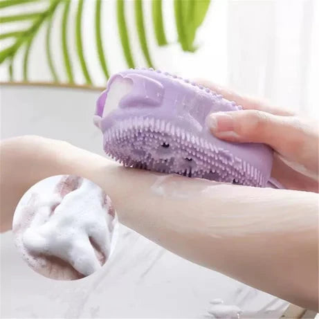 Silicone Bubble Bath Brush, Double Sided Soft Deep Cleaning Bubble Brush HaveLock Shop