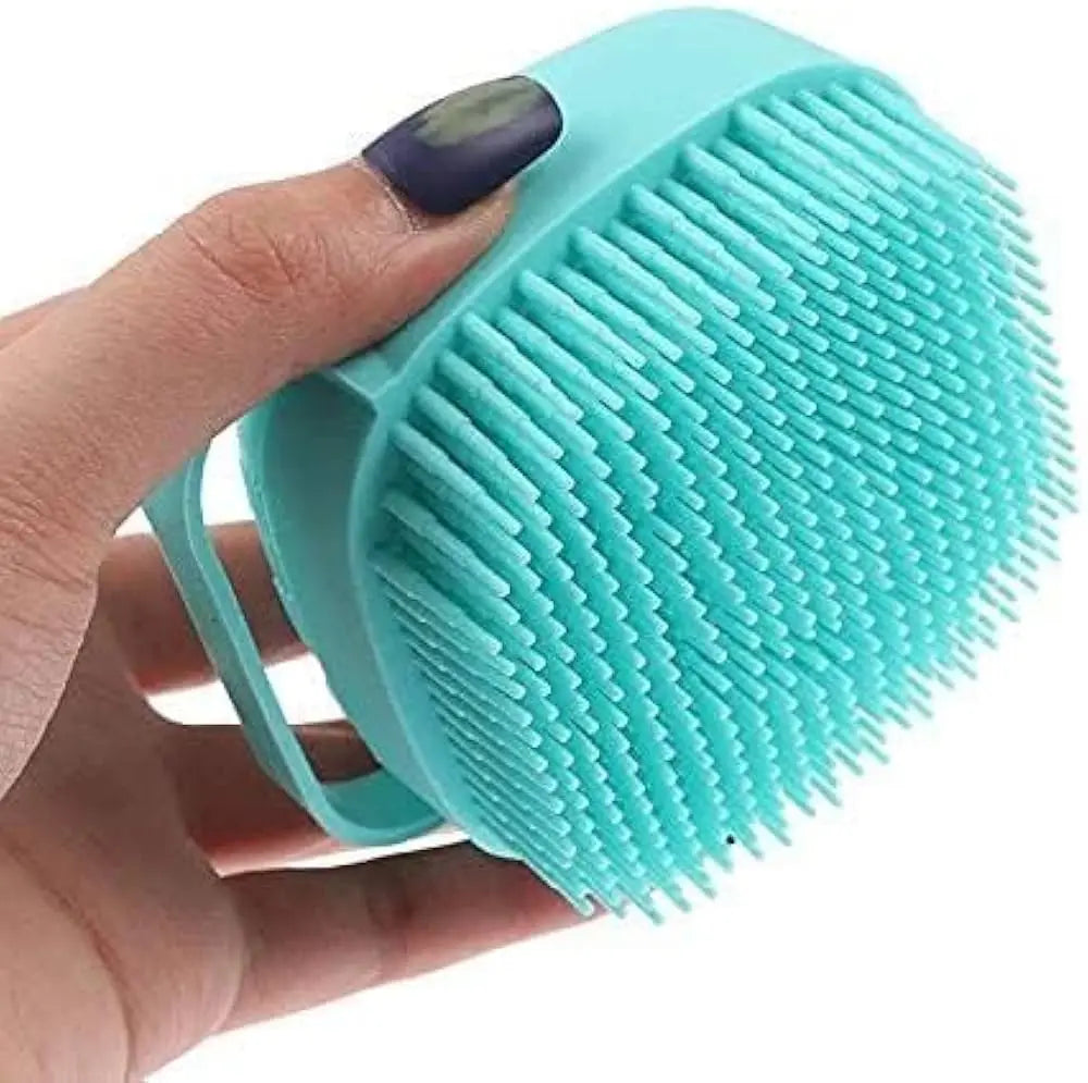 Silicon Body Scrub Brush With Soap Dispencer