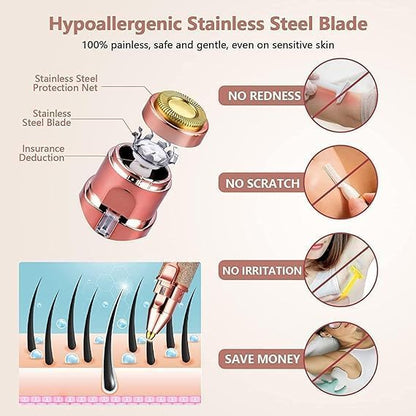 Blawless Rechargeable 2 in 1 Eyebrow And facial Trimmer HaveLock Shop