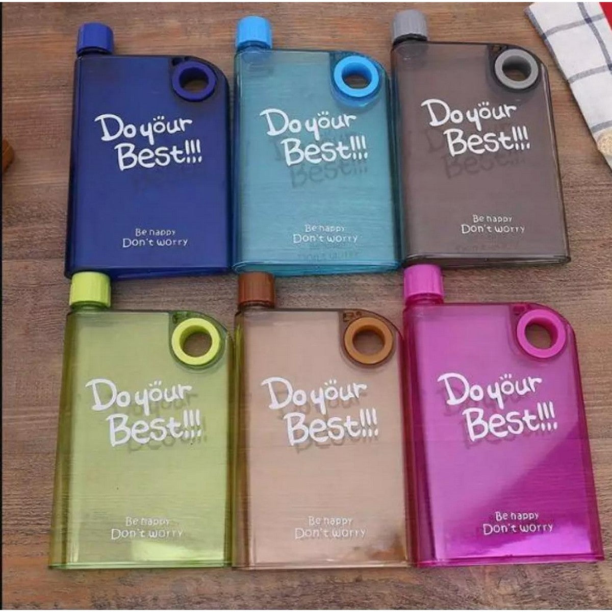 Ultra Slim Flat Stylish Note Book Water Bottle Notebook Water Bottle BPA FREE - Portable Leak-proof BPA FREE HaveLock Shop