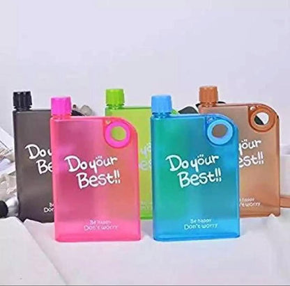 Ultra Slim Flat Stylish Note Book Water Bottle Notebook Water Bottle BPA FREE - Portable Leak-proof BPA FREE HaveLock Shop