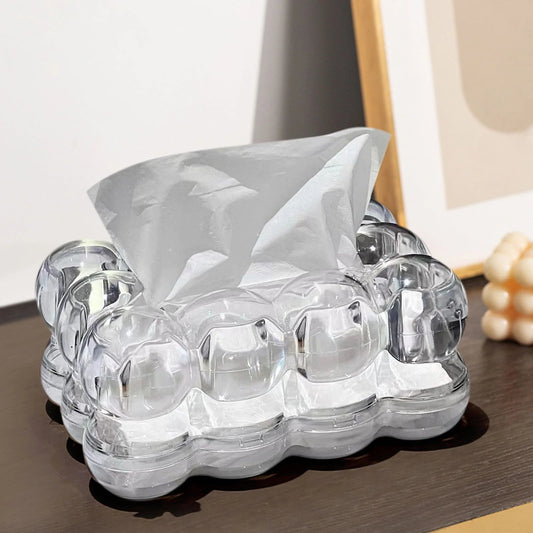 Clear Acrylic Bubble Tissue Box HaveLock Shop
