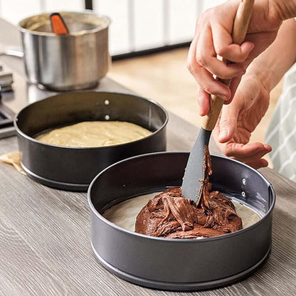 CAKE PAN SET 3PCS HEART, SQUARE, ROUND