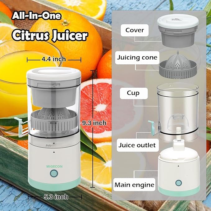 Rechargeable Portable Electric Citrus Juicer HaveLock Shop