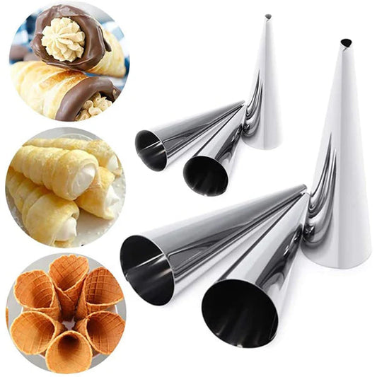 Stainless Steel Cream Roll Cones 6 Pcs HaveLock Shop