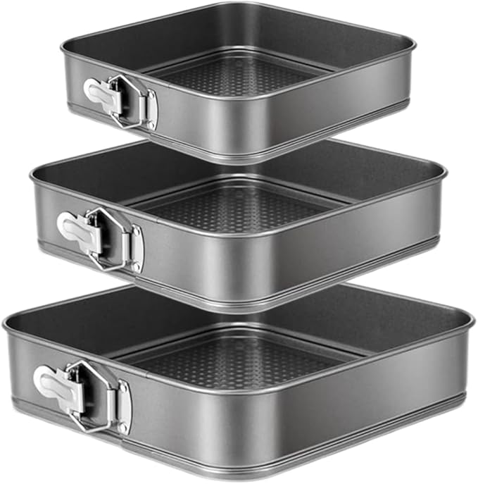 Cake pan set square 
