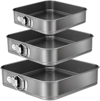 Cake pan set square 