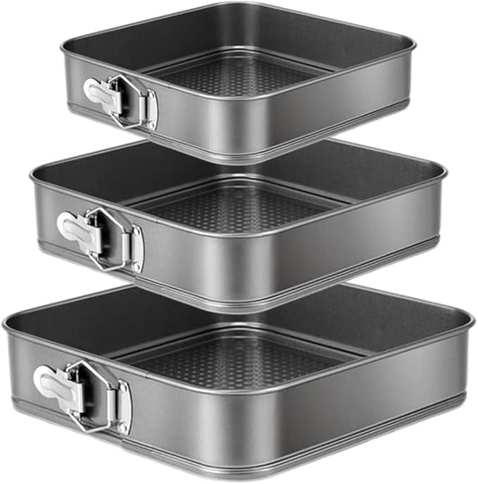 Cake pan set square 