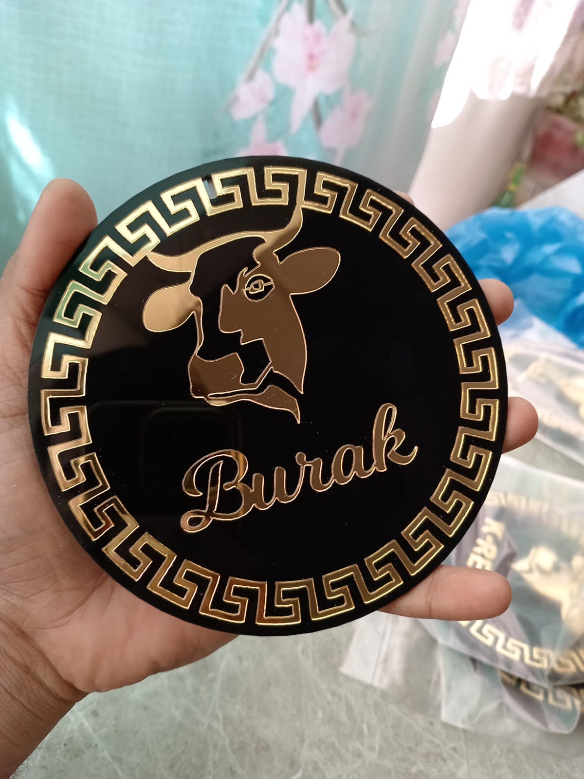 Customized Cow Locket