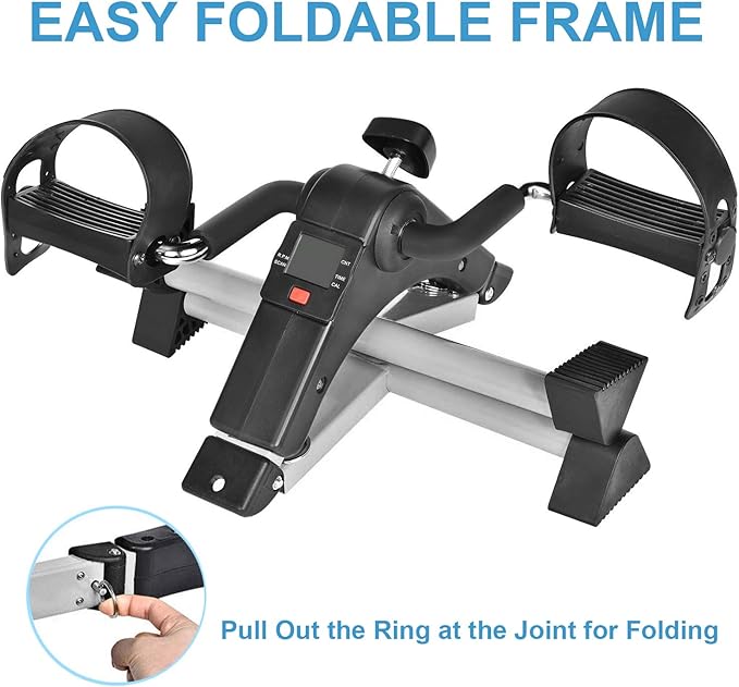 Mini Exercise Cycle with Meter, Exercise Bike - Foldable HaveLock Shop