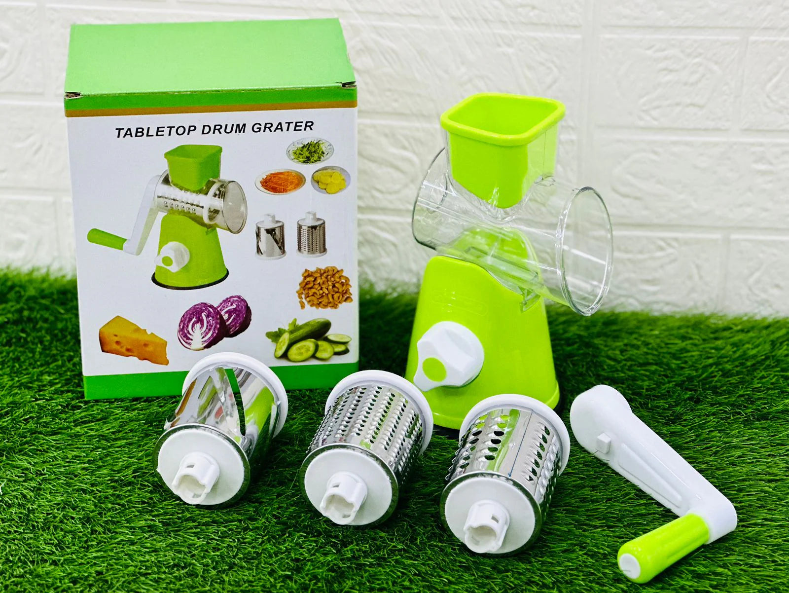 3 in 1 Manual Tabletop Drum Grater HaveLock Shop