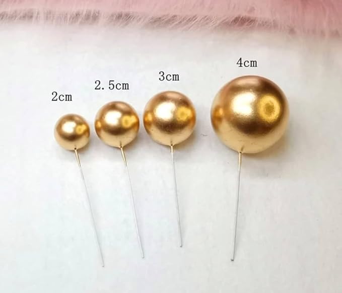 Artificial Golden Faux Ball Topper 20Pcs Set HaveLock Shop