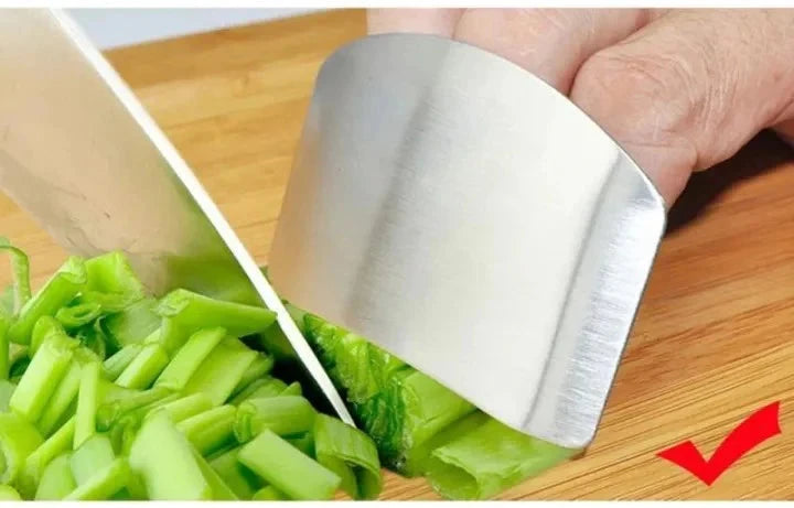 Stainless Steel Finger Guard – Portable Safe Vegetable Cutting Tool HaveLock Shop