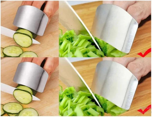 Stainless Steel Finger Guard – Portable Safe Vegetable Cutting Tool HaveLock Shop