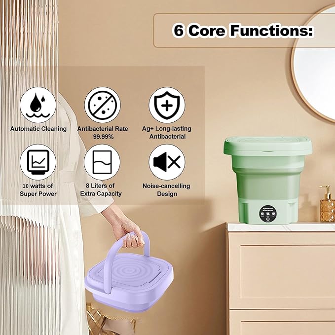 Portable Mini Folding Washing Machine HaveLock Shop