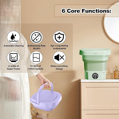 Portable Mini Folding Washing Machine HaveLock Shop