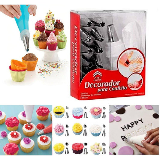 Icing Gun Set 14 Pcs - HaveLock Shop