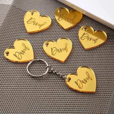 Customized Acrylic Heart Name Keychain - HaveLock Shop