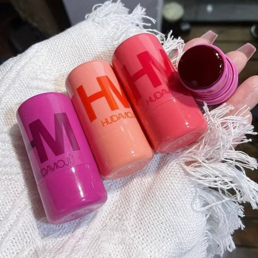 HUDAMOJI Jelly Lip & Cheek Tint Waterproof 4PCS SET HaveLock Shop