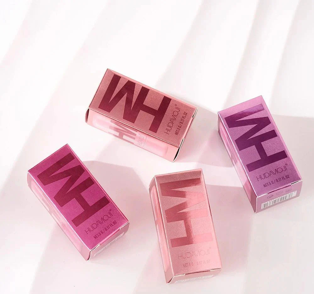 HUDAMOJI Jelly Lip & Cheek Tint Waterproof 4PCS SET HaveLock Shop