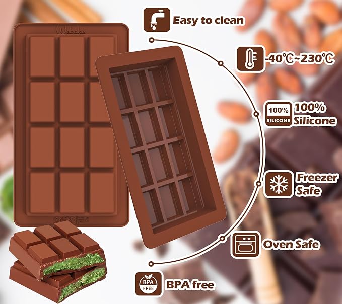 Silicone Kunafa Chocolate Bar Deep Mold | Havelockshop