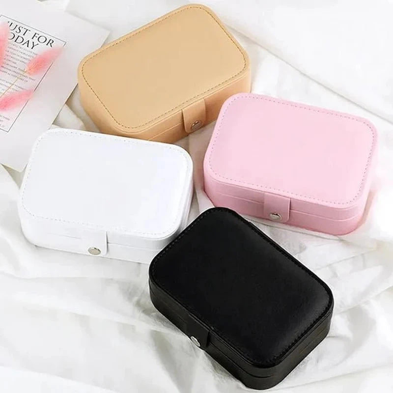 Medium-Sized Leather Jewelry Organizer – Elegant Storage Box for Accessories HaveLock Shop