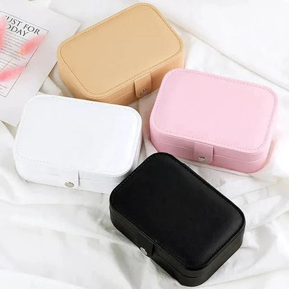 Medium-Sized Leather Jewelry Organizer – Elegant Storage Box for Accessories HaveLock Shop