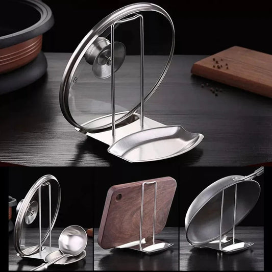 Stainless steel Lid and Spoon Stand HaveLock Shop
