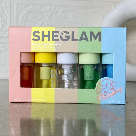 SHEGLAM  Moisturizing Lip Oil 5PCS SET HaveLock Shop