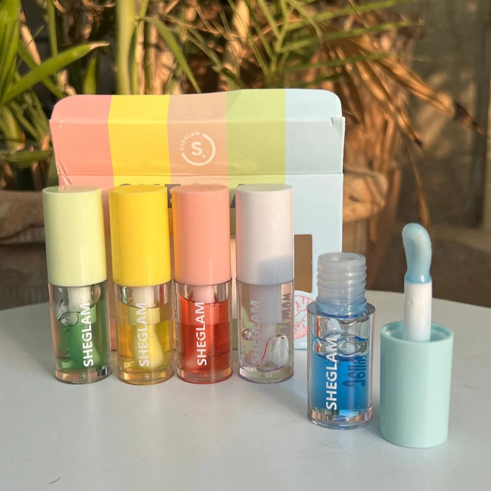 SHEGLAM  Moisturizing Lip Oil 5PCS SET HaveLock Shop
