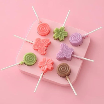 8 Cavity Silicone Lollipop Mould for Candy & Chocolate | Havelock